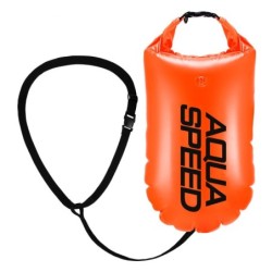 Inflatable Open Water Swim Buoy Aqua Speed 17L - orange