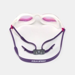 Swimming goggles Aqua Speed Vortex Mirror + Case 59 - purple