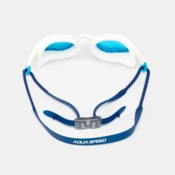 Aqua Speed Vortex Mirror Swimming Goggles + Case 51 – White