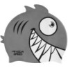 Children's swimming cap with 3D element Aqua Speed Zoo Pirana - grey
