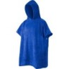 Kid's microfiber poncho Aqua Speed 80 x 140 cm - blue