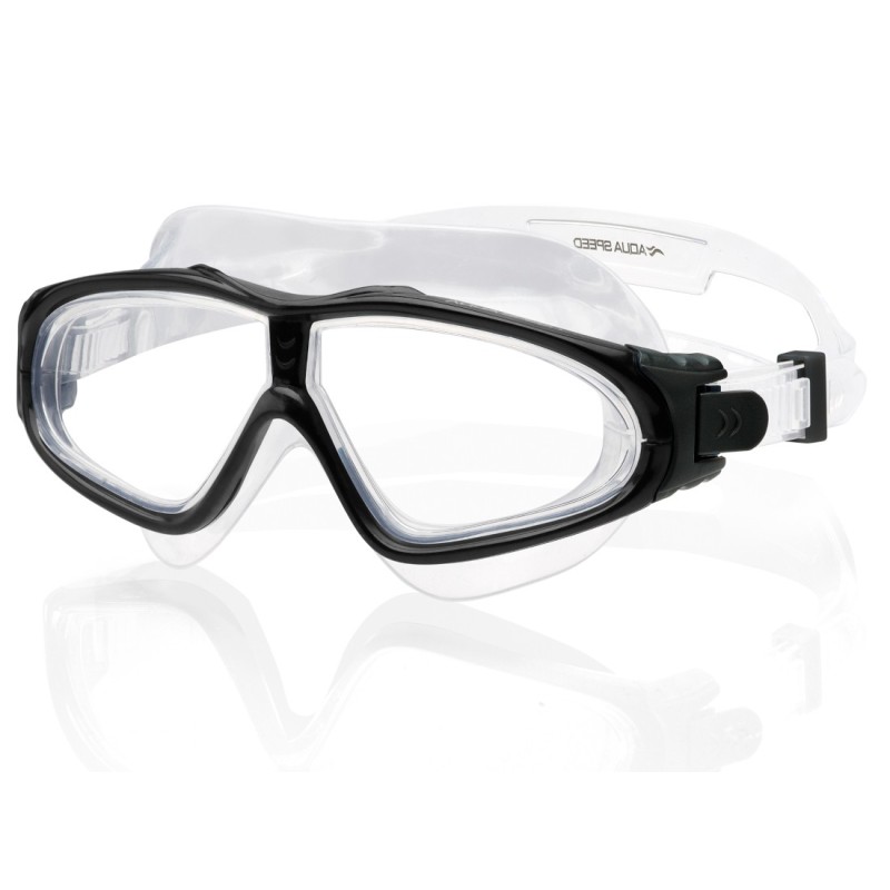 Swimming goggles Aqua Speed Sirocco 07 - black - clear glasses