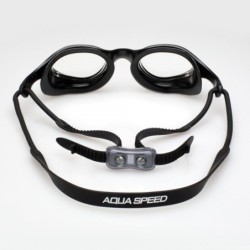 Aqua Speed Vortex Vision Swimming Goggles + Case 23 – Black