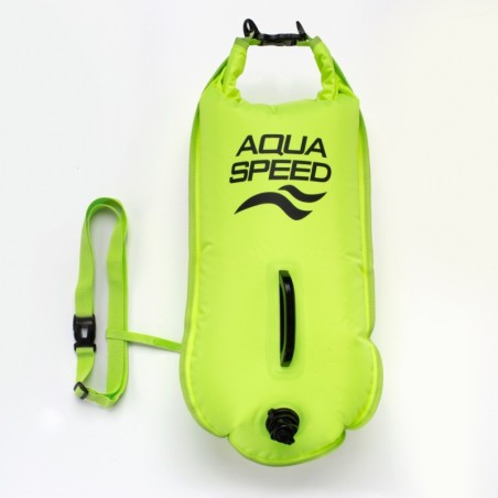 Open Water Swim Buoy 37×72 cm Aqua Speed – green