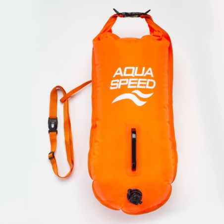 Open Water Swim Buoy 37×72 cm Aqua Speed colour 11 – orange