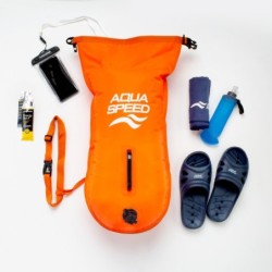 Open Water Swim Buoy 37×72 cm Aqua Speed colour 11 – orange