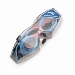 Swimming Goggles for Children  Aqua Speed Tiki col.63 - pink and blue with clear lenses