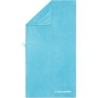 Quick drying microfiber towel Aqua Speed Dry Coral 50x100 cm - light blue