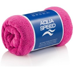 Quick drying microfiber towel Aqua Speed Dry Coral 50x100 cm - pink